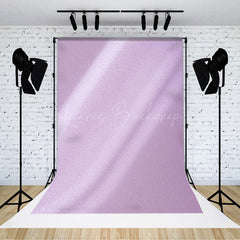 Lofaris Light Purple Cement Wall Sunlight Fine Art Backdrop