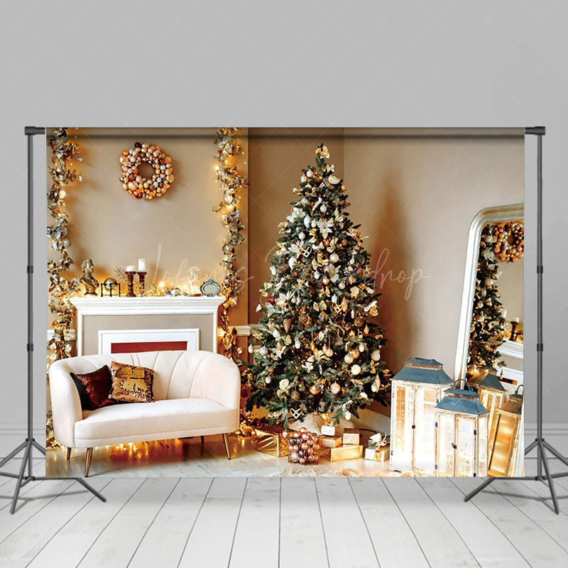 Lofaris Light Sparke Living Room Soft Christmas Backdrop