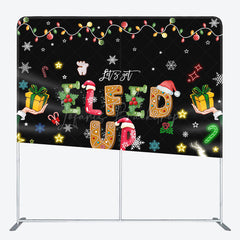 Lofaris Light Strip Snow Elfed Up Pillow Case Backdrop