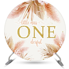 Lofaris Little Miss Onederful Boho Round Birthday Backdrop