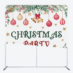 Lofaris Lovely Festive Christmas Double-Sided Square Backdrop