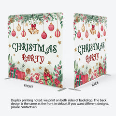 Lofaris Lovely Festive Christmas Double-Sided Square Backdrop