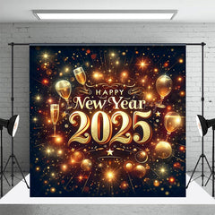 Lofaris Luxurious And Shining 2025 New Year Party Backdrop