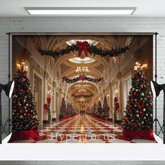 Lofaris Luxury Gold Palace Festive Christmas Vibe Backdrop