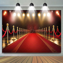 Lofaris Luxury Red Carpet Spotlight Birthday Party Backdrop