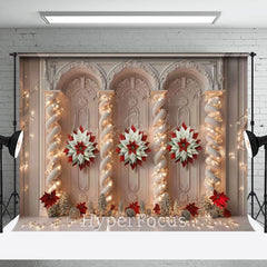 Lofaris Luxury Retro Wall Wreath Light Christmas Backdrop