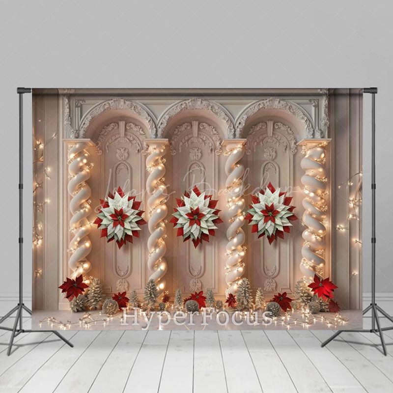 Lofaris Luxury Retro Wall Wreath Light Christmas Backdrop