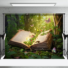 Lofaris Magical Book Fairyland Spring Photography Backdrop