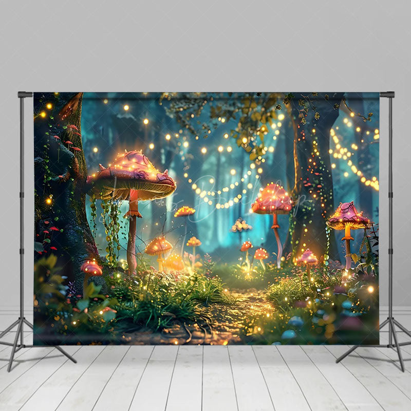 Lofaris Magical Forest Fairyland Spring Greeny Scene Backdrop