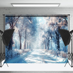 Lofaris Magical Winter Forest Glistening Crystal Backdrop