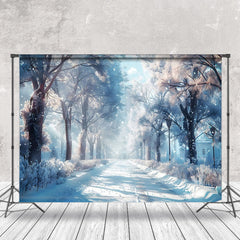 Lofaris Magical Winter Forest Glistening Crystal Backdrop