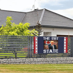 Lofaris Make Canada Great 51st State Banner Decor