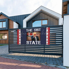 Lofaris Make Canada Great 51st State Banner Decor