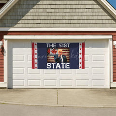 Lofaris Make Canada Great 51st State Banner Decor