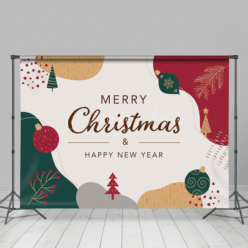 Lofaris Merry Christmas Vibe And Happy New Year Backdrop