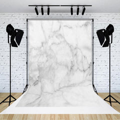 Lofaris Modern White Black Marbled Texture Pattern Backdrop