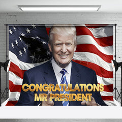 Lofaris Mr President Congrats Celebration 2025 Backdrop