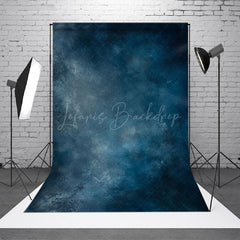 Lofaris Mystical Deep Blue Abstract Dot Atmosphere Backdrop