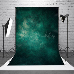 Lofaris Mystical Deep Green And Fuzzy Abstract Art Backdrop