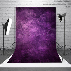 Lofaris Mystical Gradient Purple Abstract Fuzzy Backdrop