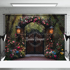 Lofaris Natural Garden Forest Floral Gate Wedding Backdrop