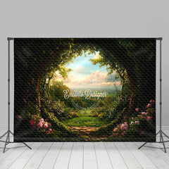 Lofaris Natural Plant Arch Floral Enchanting Spring Backdrop