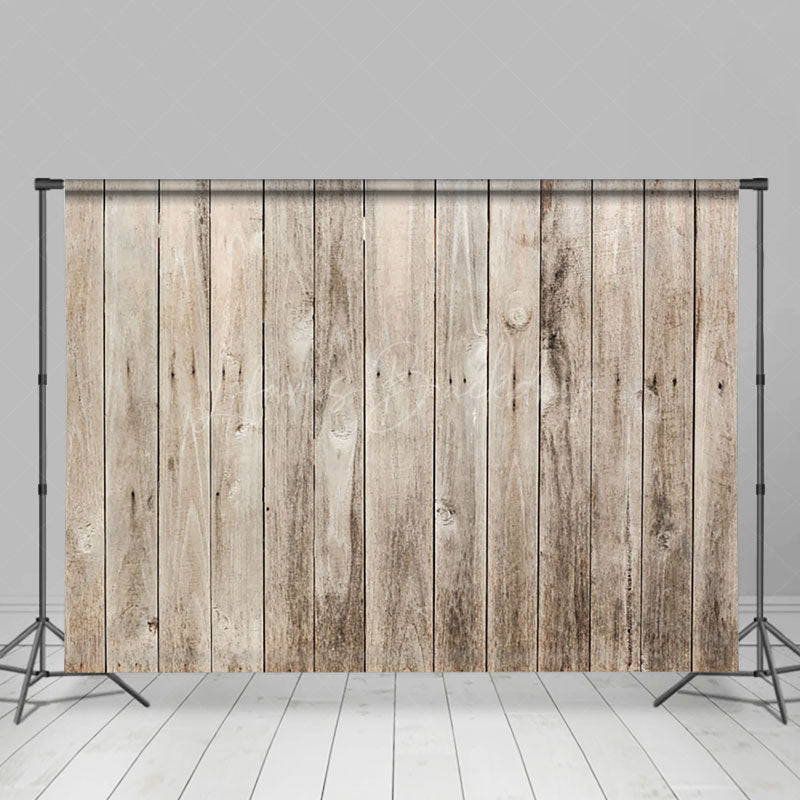 Lofaris Natural Wood Panel Visible Grain Cracks Backdrop