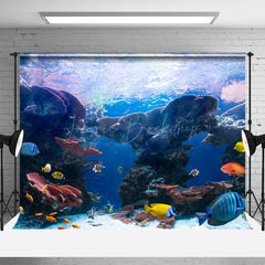 Lofaris Ocean Landscape Reef Combo Set Backdrop