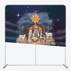 Lofaris Oh Come All Ye Faithful Christmas Pillow Case Backdrop