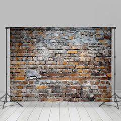 Lofaris Old World Brick Wall With Irregular Wear Backdrop