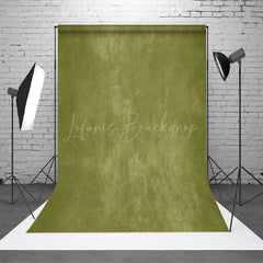 Lofaris Olive Green White Abstract Texture Photo Backdrop