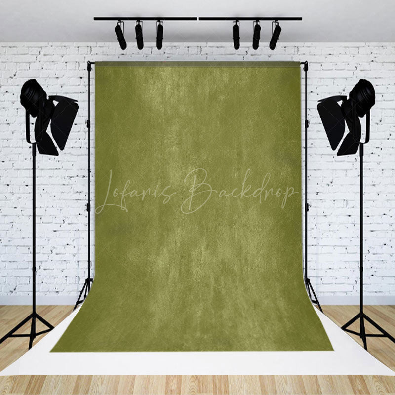 Lofaris Olive Green White Abstract Texture Photo Backdrop