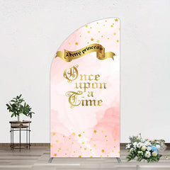 Lofaris Once Upon A Time Stars Pretty Princess Half Moon Arch Backdrop