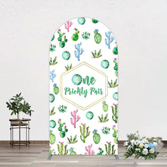 Lofaris One Prickly Pair Plant 1st Birthday Arch Backdrop