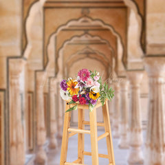 Lofaris Ornate Pillar Archway Classic Architectural Backdrop