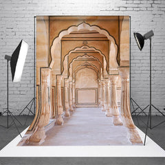 Lofaris Ornate Pillar Archway Classic Architectural Backdrop