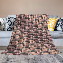 Lofaris Personalized Fun Regular Face Photo Blanket For Gift