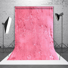 Lofaris Pink Cement Paint Wall Fine Art Photography Backdrop