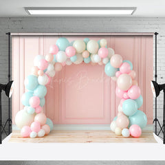 Lofaris Pink Fairy Tale Wall Arch Balloon Cake Smash Backdrop