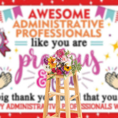 Lofaris Precious Few Administrative Professional Week Backdrop