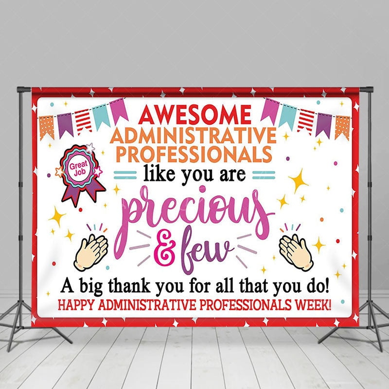 Lofaris Precious Few Administrative Professional Week Backdrop