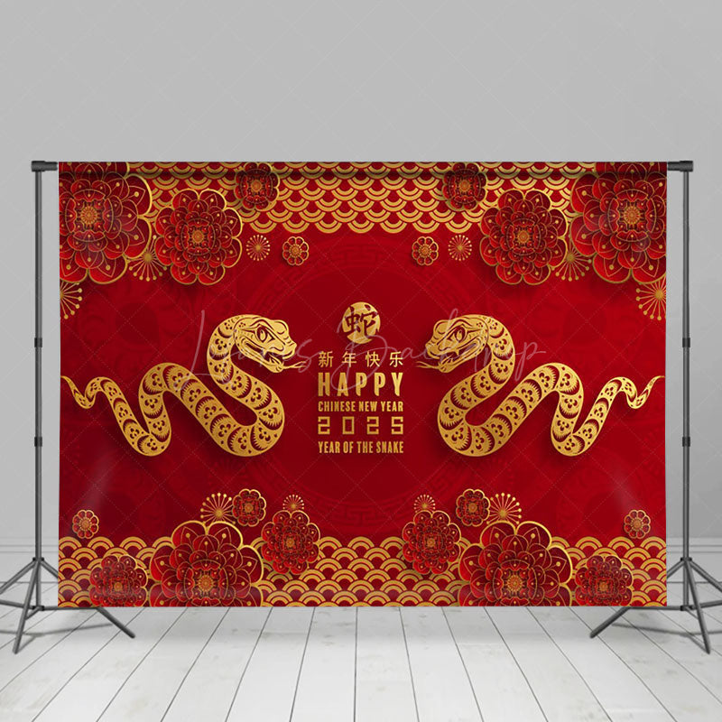 Lofaris Prosperous Snake Year 2025 Chinese New Celebration Backdrop