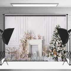 Lofaris Pure Wall Floral Decor Christmas Photo Backdrop