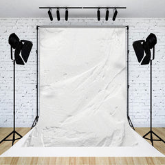 Lofaris Pure White Cement Paint Wall Fine Art Photo Backdrop