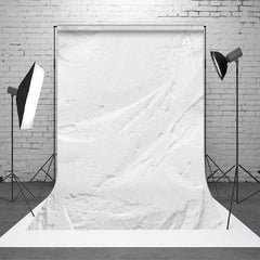 Lofaris Pure White Cement Paint Wall Fine Art Photo Backdrop