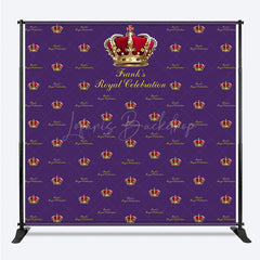 Lofaris Purple Crown Royal Custom Step And Repeat Banner