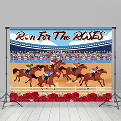 Lofaris Racecourse Run For The Roses Kentucky Derby Backdrop