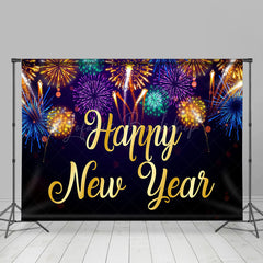 Lofaris Rainbow Color Sparks Celebration New Year Backdrop