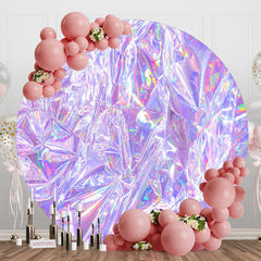 Lofaris Rainbw Colorful Sparkle Round Dance Party Backdrop