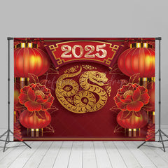 Lofaris Red Lanterns Festive Chinese New Year Backdrop